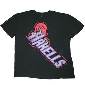 Arkells X Toronto Raptors Mens Size Large 2022 Tour Graphic Shirt Black Big Logo